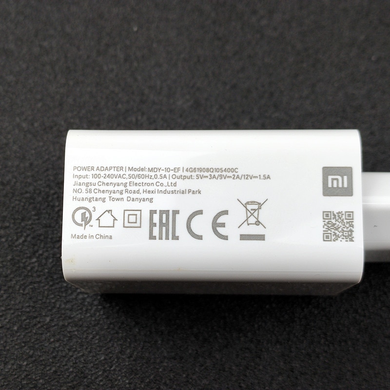 【TianYu Mall】xiaomi note 8 Charger qc 3.0 Fast Charge adapter usb type c cable for mi 9 se 8 lite 6x mix max 2 3 4. 