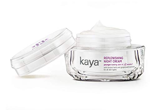Kaya Clinic Replenishing Night Cream, 50g Anti-Ageing Night Cream, Reduce Signs of Ageing, Fine Lines & Wrinkles with Niacinamide for Bright & Glowing Skin for All Skin Types (FROM INDIA)SAB