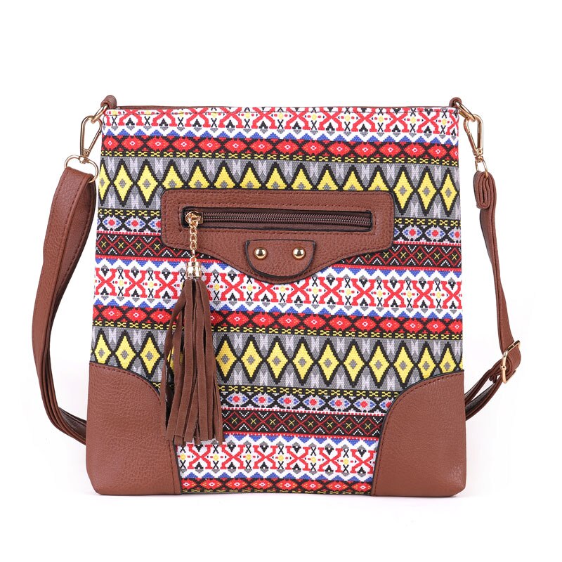 canvas flap bolsa