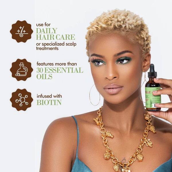 MIELLE ROSEMARY MINT SCALP AND HAIR STRENGHTENING OIL. 