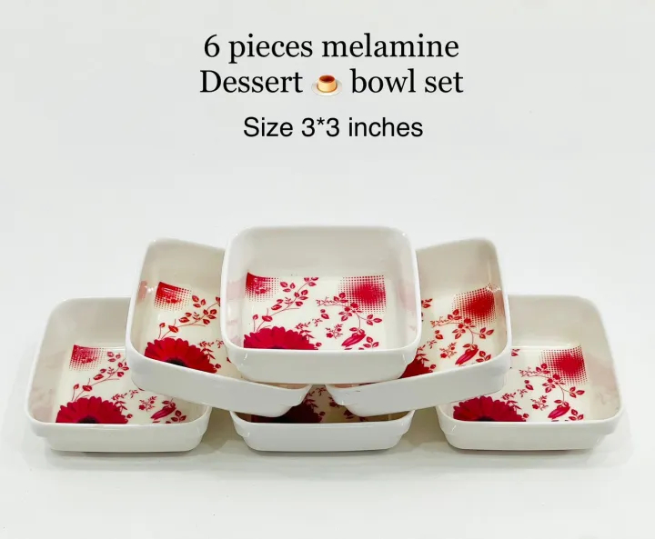 Dessert Cup / Soup Bowl 6 Pcs Set Multipurpose Serveware For Home & Office. 