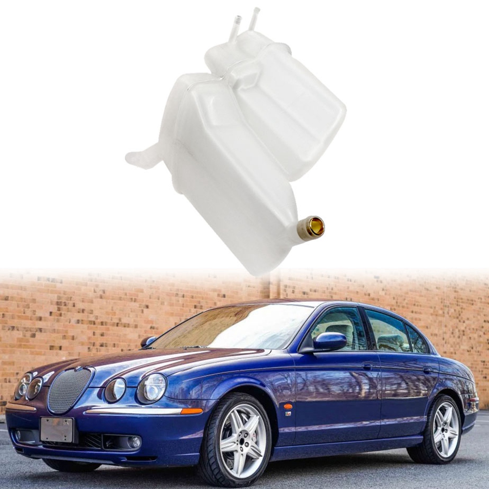 C2C34318 Car Engine Radiator Coolant Reservoir Tank for Jaguar S-Type 2000 2001 2002 2003. 
