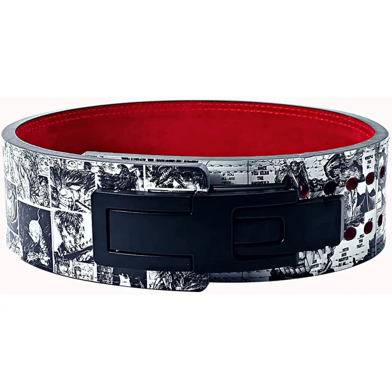 Berserk Anime Weightlifting Belt Leather Weight Lifting Lever Belt for Men Women Gym Fitness Powerlifting Waist and Back Support. 