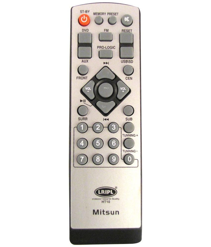 Mitsun home theatre 5.1 hot sale remote