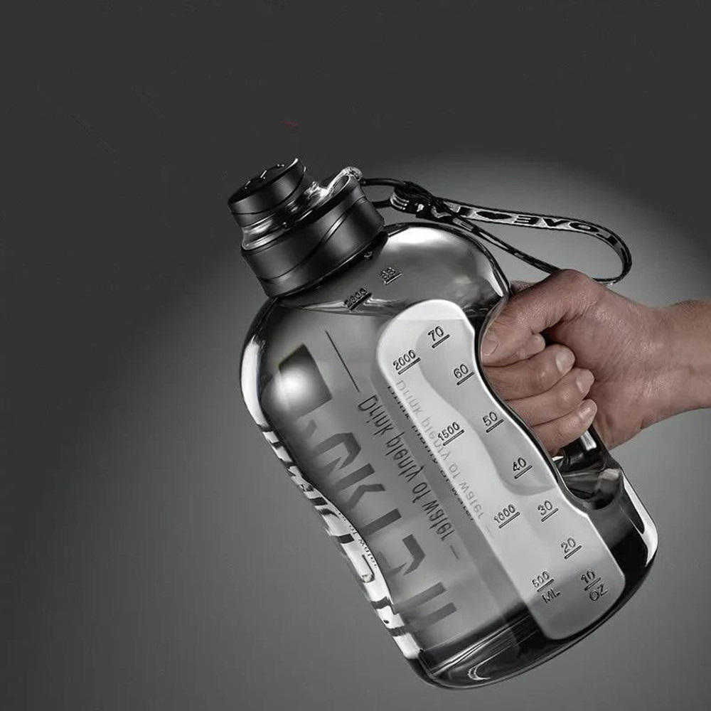 1.7/2.7L Water bottle Lightweight Sport water bottles Large capacity drink water cups bottle for Outdoor activities Sports events Gym workouts Camping trips Travel essentials Men's Women's. 