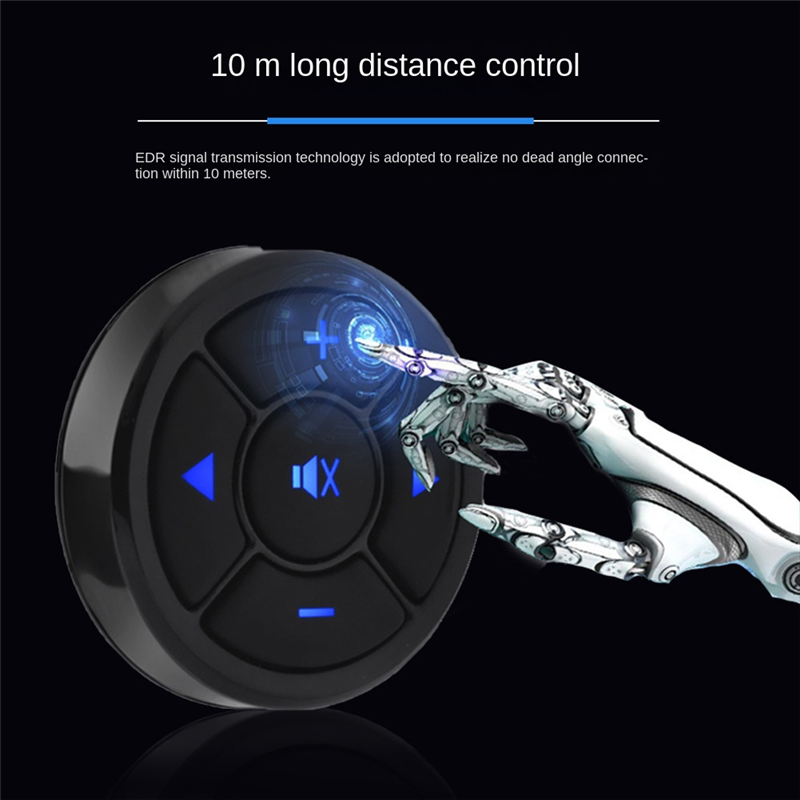 2PCS Car Steering Wheel Control Key Smart Wireless Remote Control Button Accessory Part Kit for Car Navigation DVD Steering Control. 