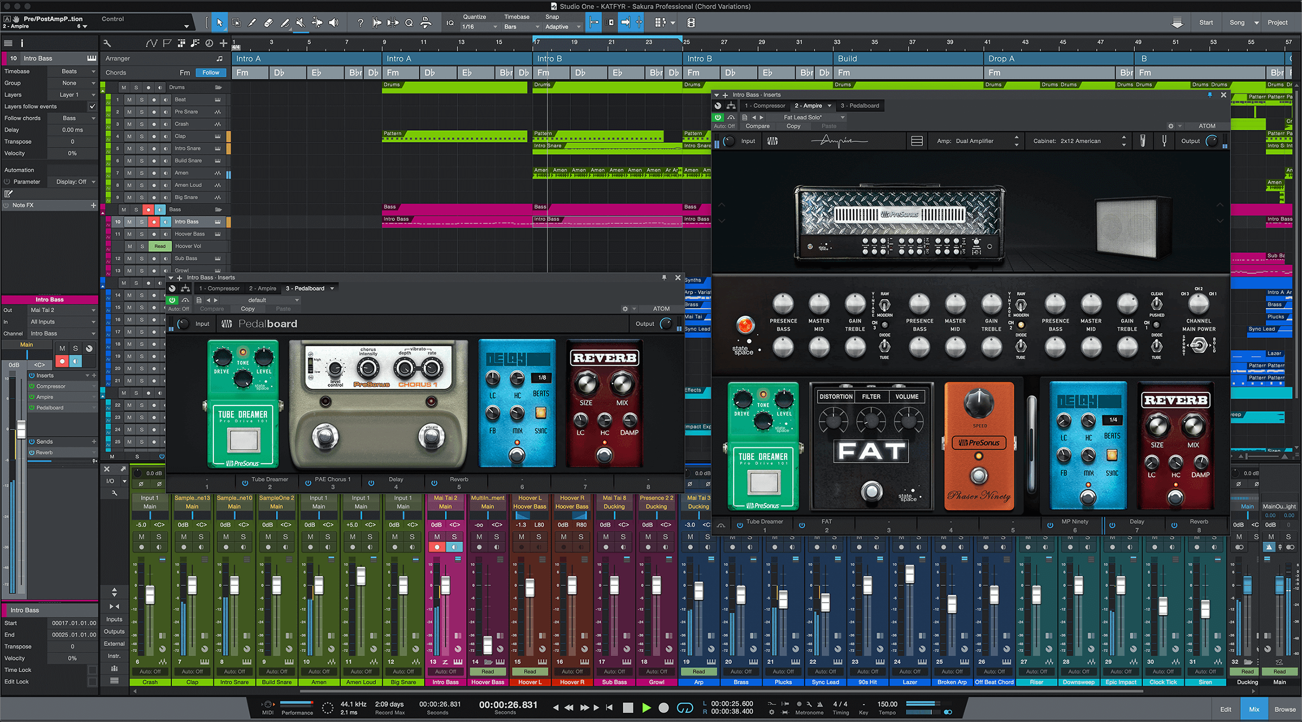 PreSonus Studio One 4 Music Production Software. 