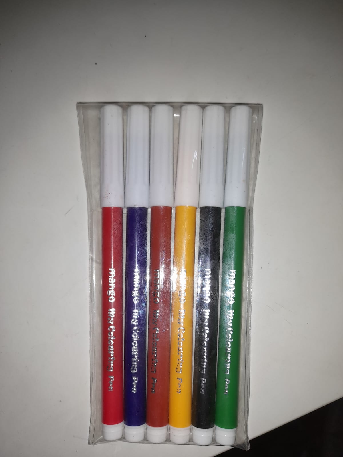 Platignum 6 coloring felt pen set (mango). 