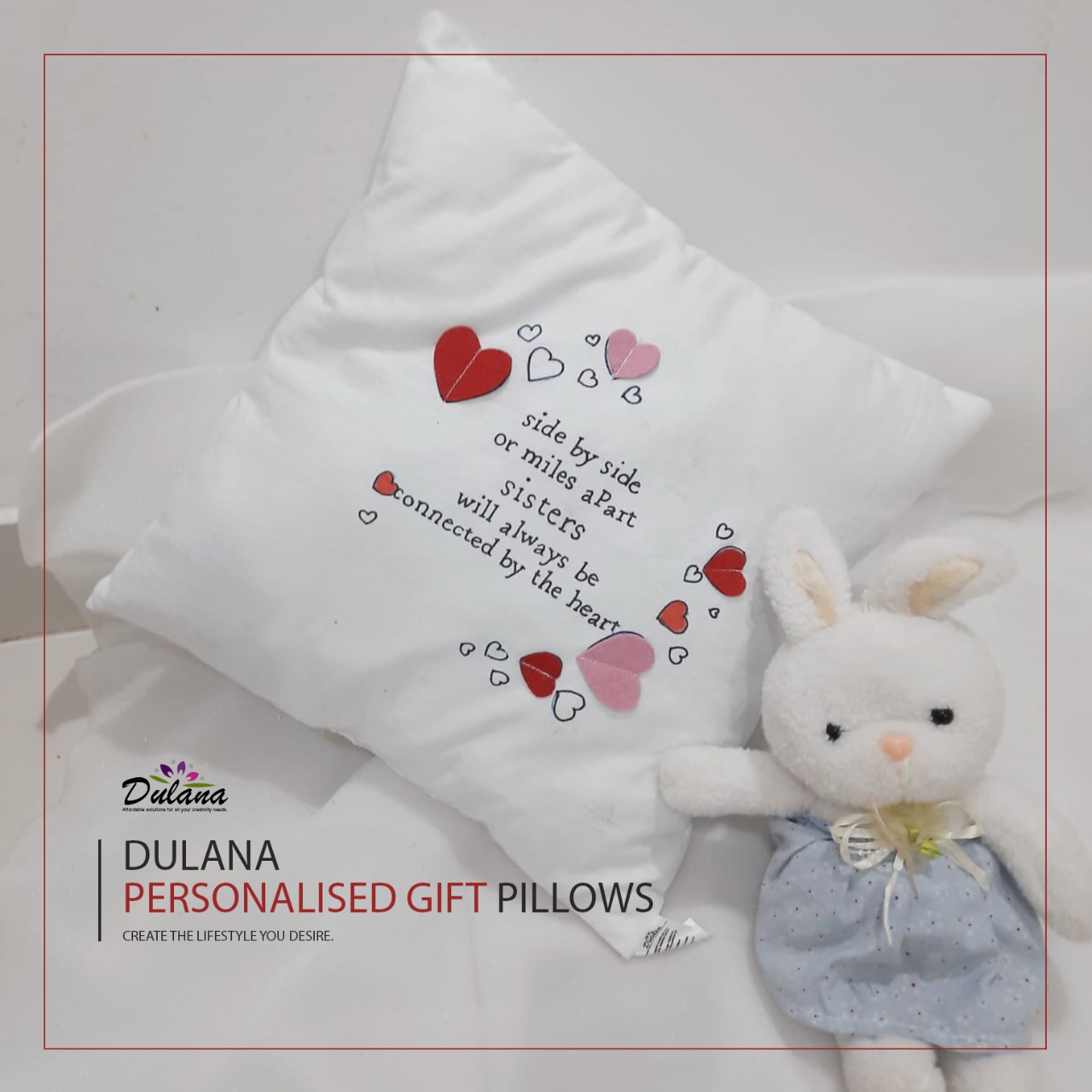gift pillow. 