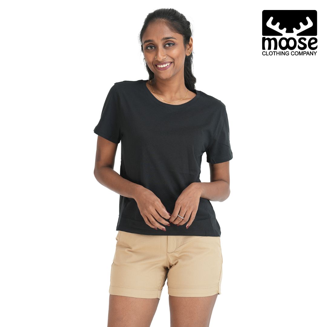 Women’s Crew Neck T-Shirt – Black
