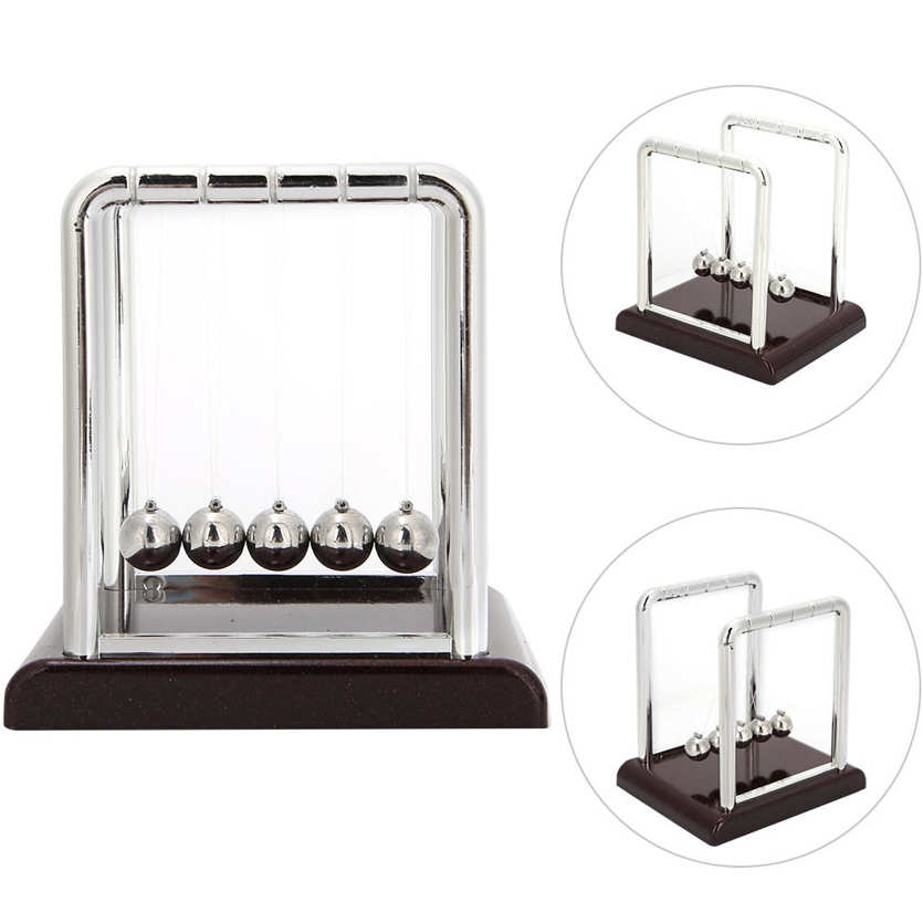 newton's cradle balance ball physics science pendulum desk gadgets decor. 