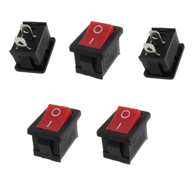 Rocker Switch 3-Pack On/Off Es - SPST 2-Pin For Car Dash, Boat, Arduino 12V Projects 12 V On Off Switch - Foto 8