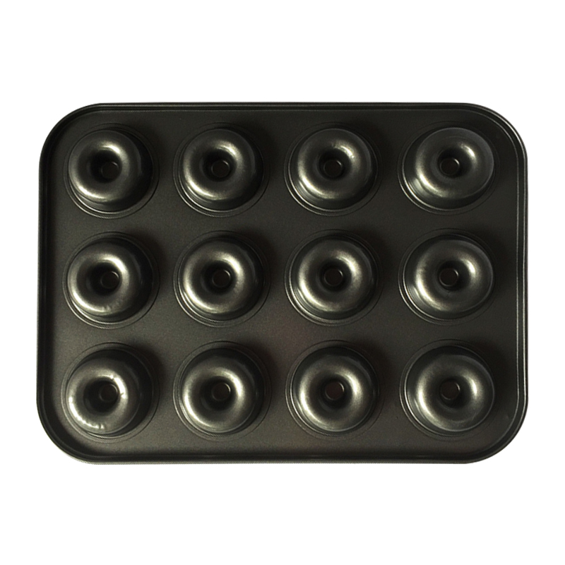 Non Stick Doughnut Baking Pan/Tray Stainless Steel Doughnut Pan 6/12 Cups Small Doughnuts Cake Mold/Tin Pans For Oven. 
