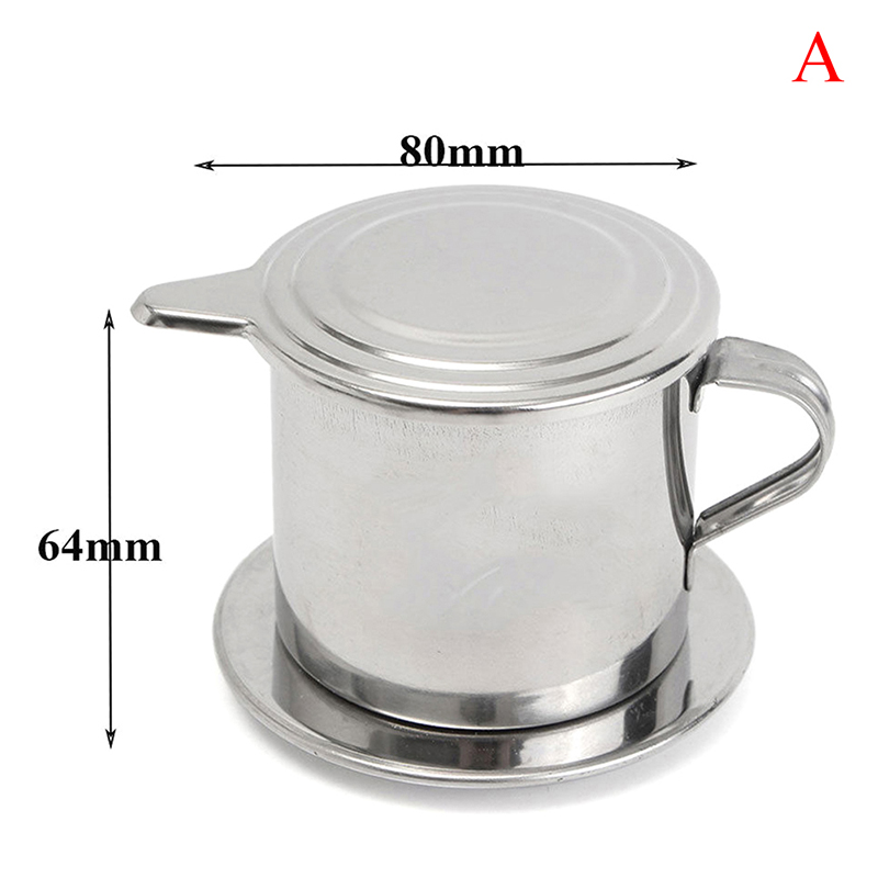 Stainless Steel Vietnam Vietnamese Coffee Simple Drip Filter Maker