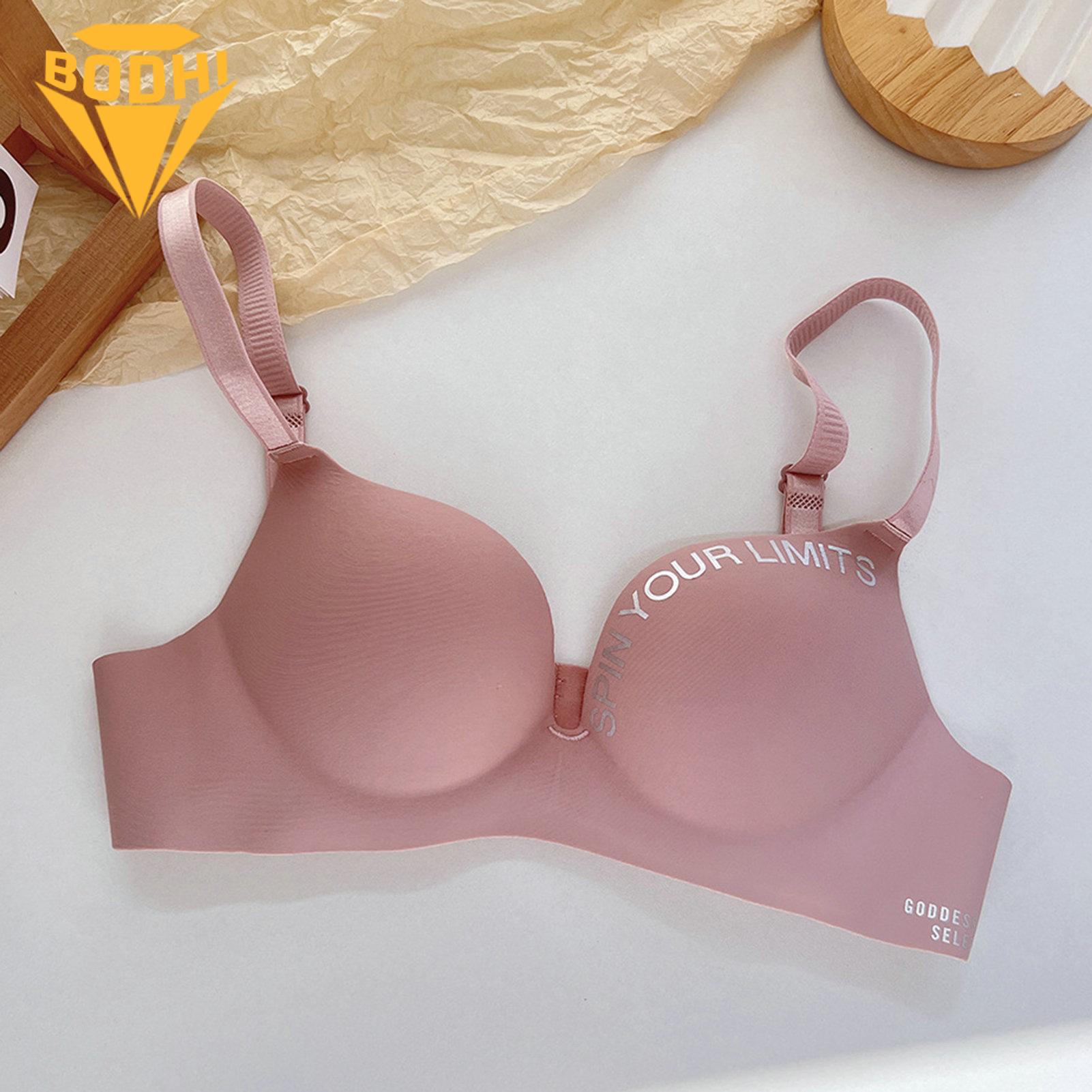 Wire-free Bra Comfortable Seamless Wireless Sports Yoga Bra with Adjustable Straps Push Up Support Favorite Push Up Bra. 