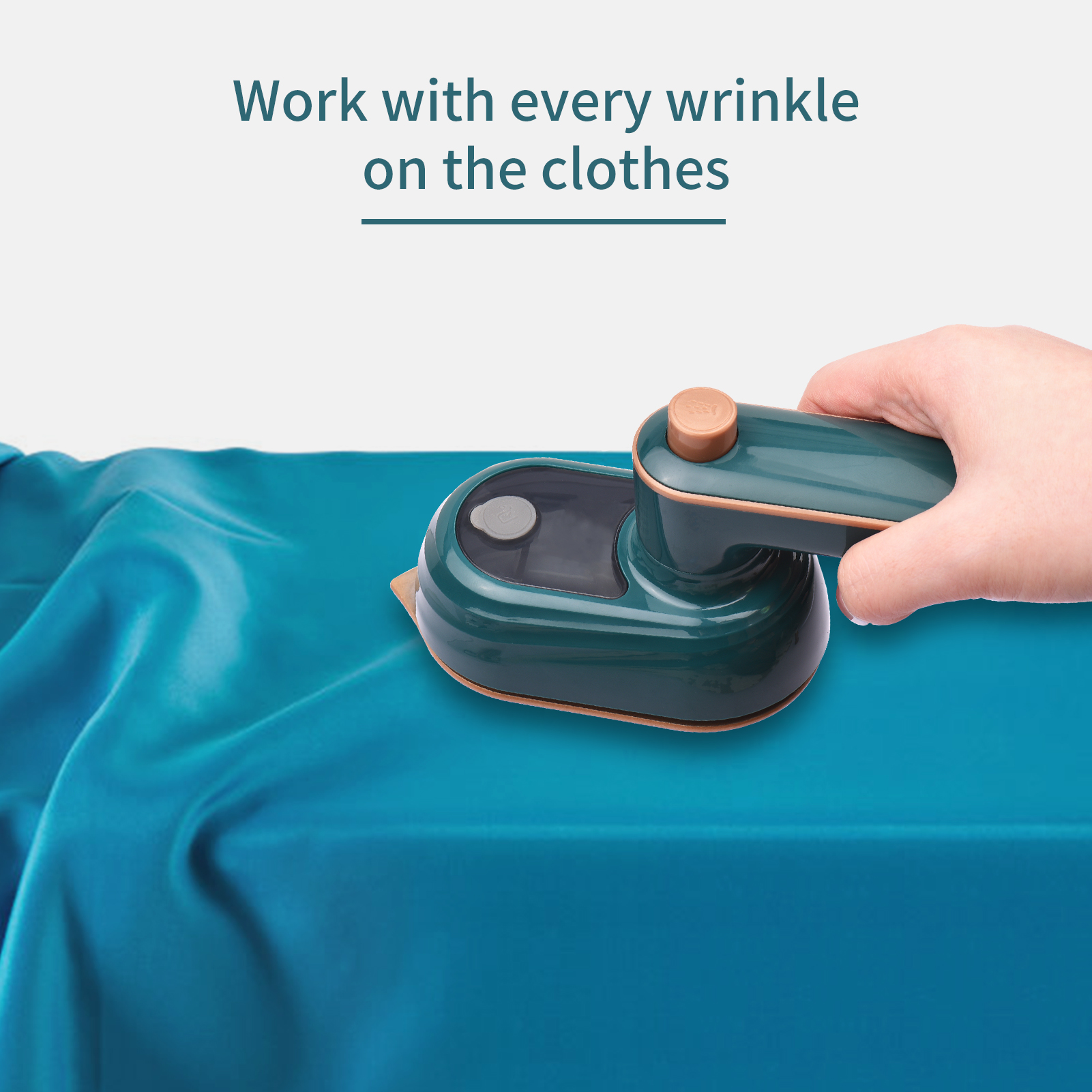 Mini Heat Press Machine T-Shirt Printing Steam Heating Transfer Press Handheld Iron Machines Support Dry Wet Ironing for Clothes Bags Hats Pads Blanket Phone Case Portable HTV Vinly Projects DIY Home Business. 