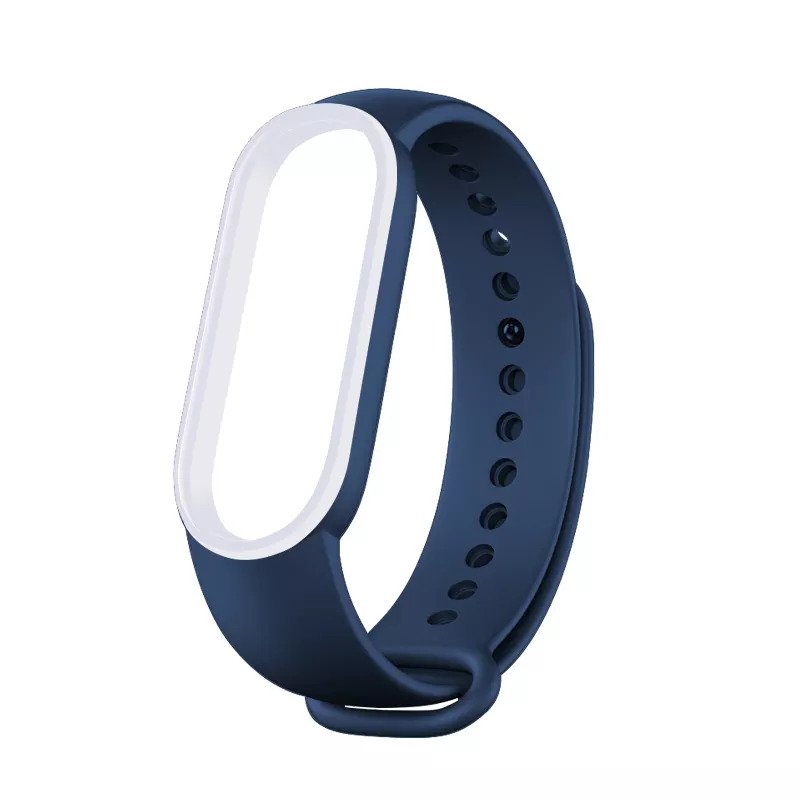 Xiaomi Mi Band 5 / 6 Smart Silicone Strap Bracelet Replacement Wrist Band Black White Durable and Comfortable Fit. 
