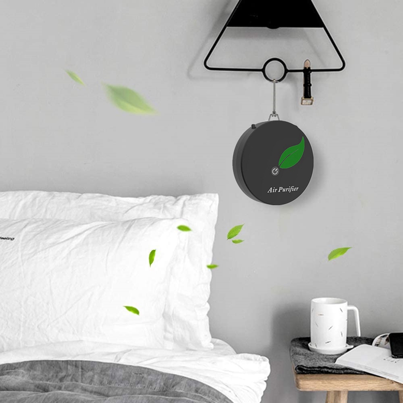 【BestGO】Wearable Air Purifier Necklace Ionizer Negative Ion For Adults Kids. 