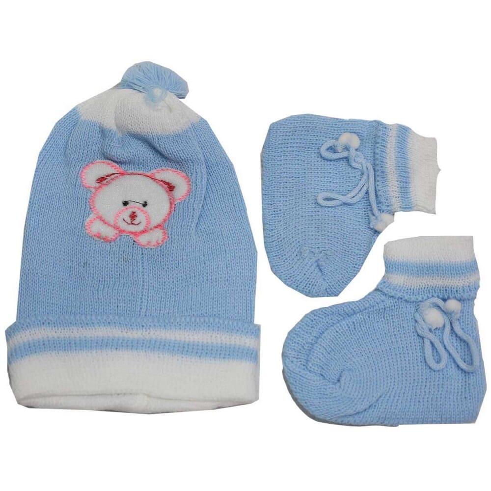 newborn baby cap and socks