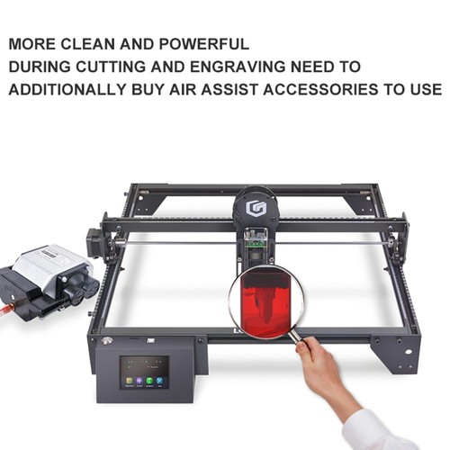 LONGER RAY5 10W Laser Engraver Air Assist Kits, 30L/Min Max Air Flow - US Plug. 