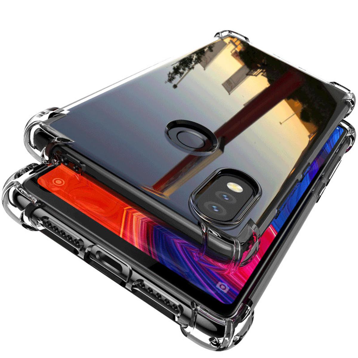 Samsung J4 Prime / J4 Plus Case Cover Silicone Shockproof Transparent Clear Protective Case