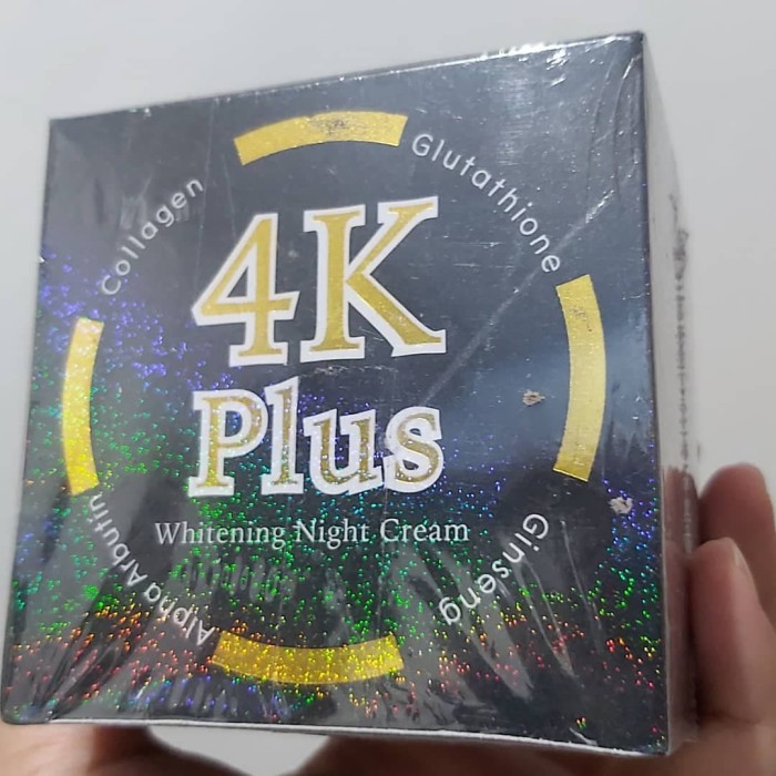 4K Plus 5X Whitening Night Cream Made in Thailand Original 4KP. 