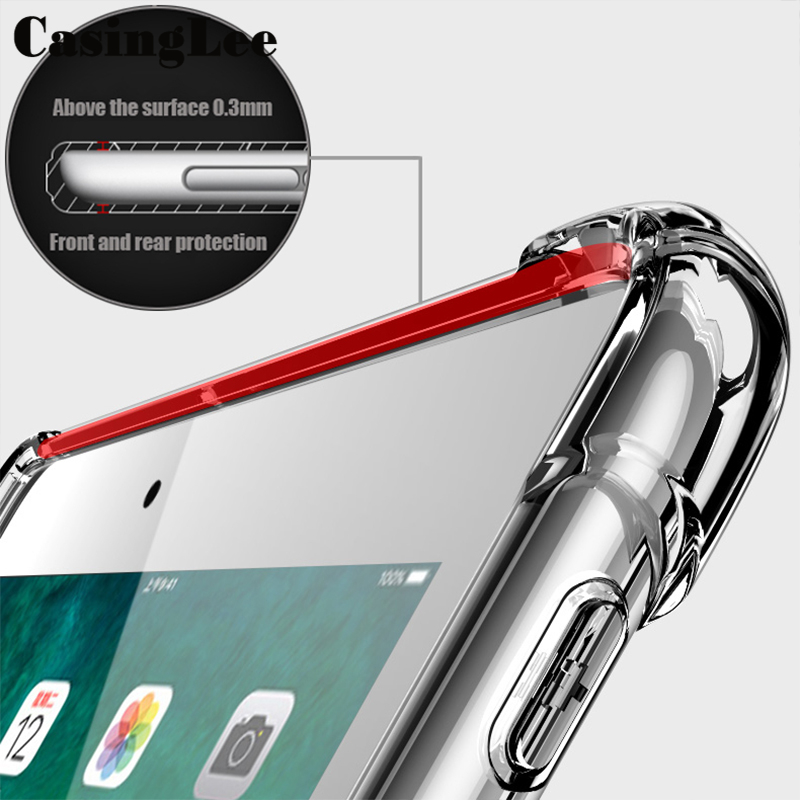 CasingLee Samsung Galaxy Tab S7 Plus case  Shockproof Silicone Clear Back cover Samsung Tab S7 Plus Airbag Transparent Protective Cover cases Galaxy Tab S7 Plus 12.4inch. 