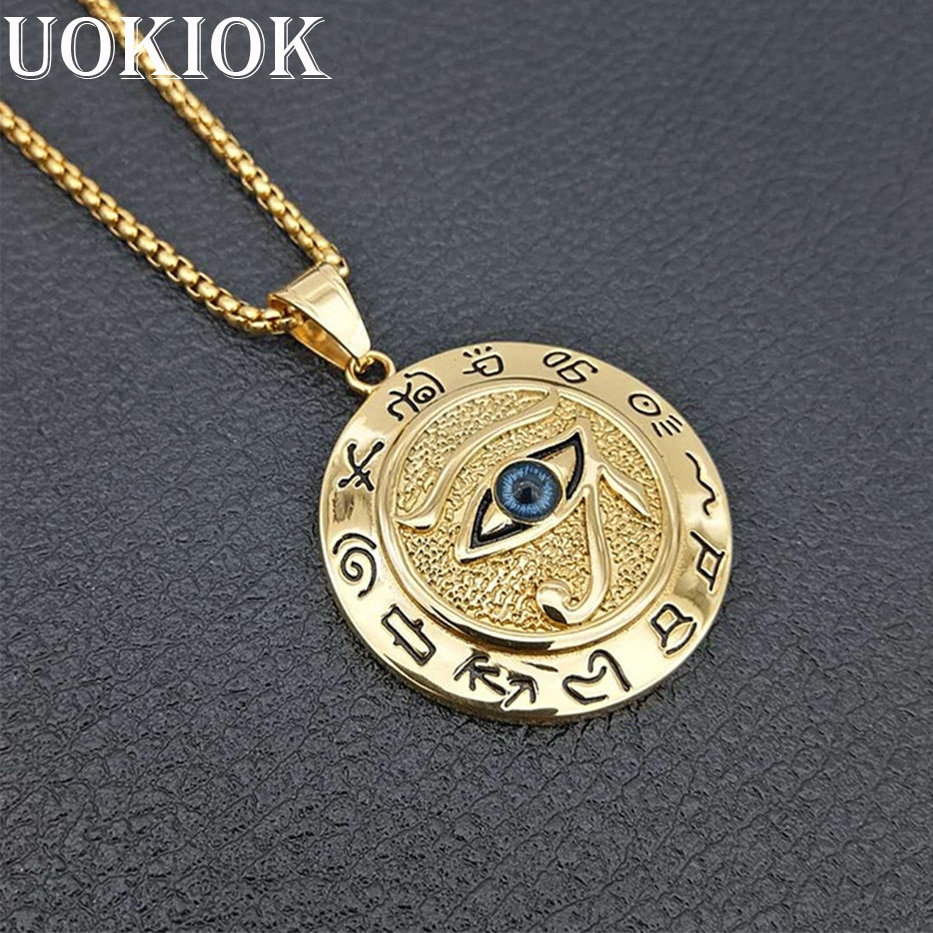 egyptian eye necklace