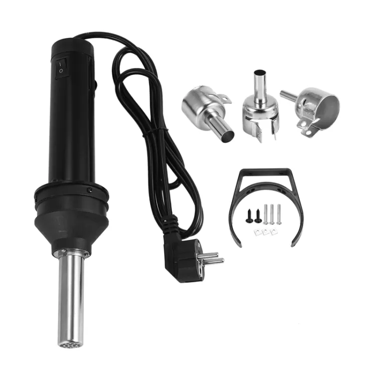 JDXHLAU 220V Portable Bga Rework Solder Station Hot Air Blower Heat Tool  8032 Hand-Held Hot Air Tool 3Pcs Nozzle Eu Plug