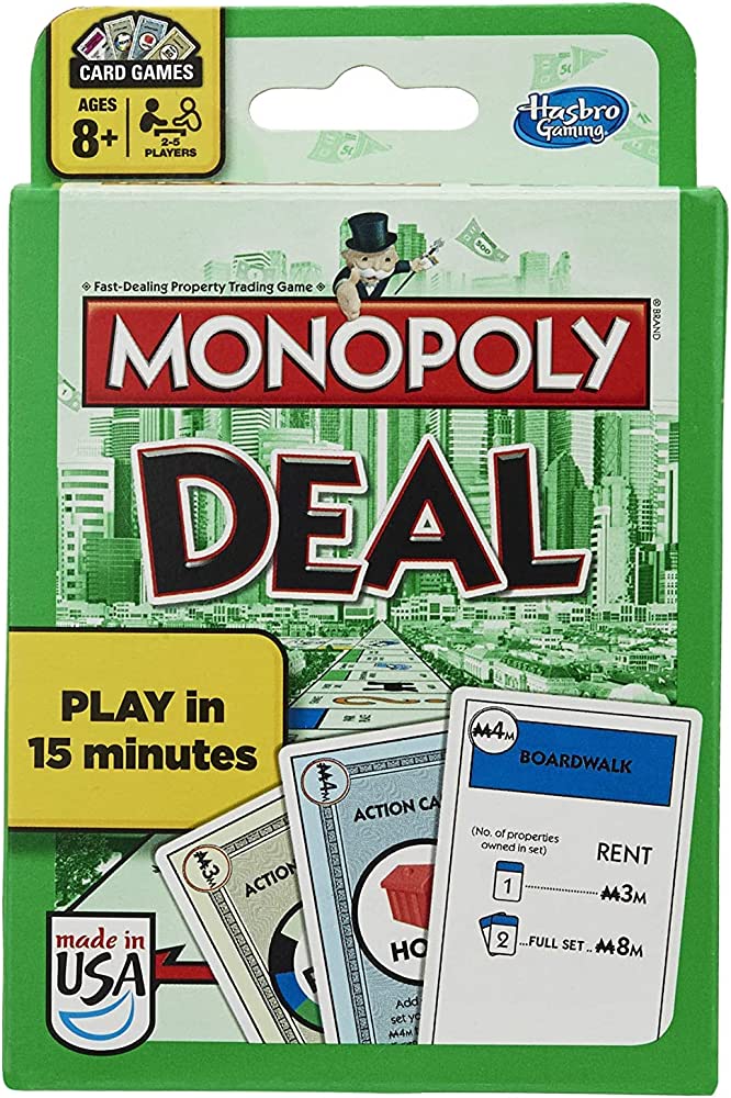 Monopoly Deal Card Game. 
