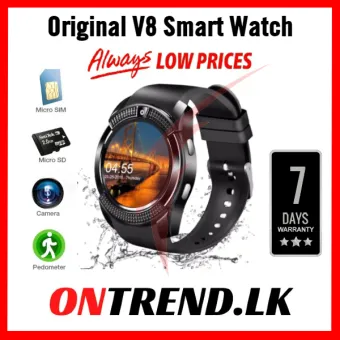 v8 smart watch daraz