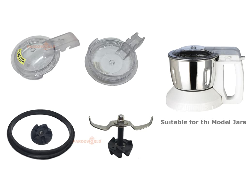 Panasonic Mixer Grinder Chutney Jar Panasonic 400 Ml Chutney Jar With Safety Lock - Color May Vary (Black / White) Mixer Juicer Jar  (400 ml). 