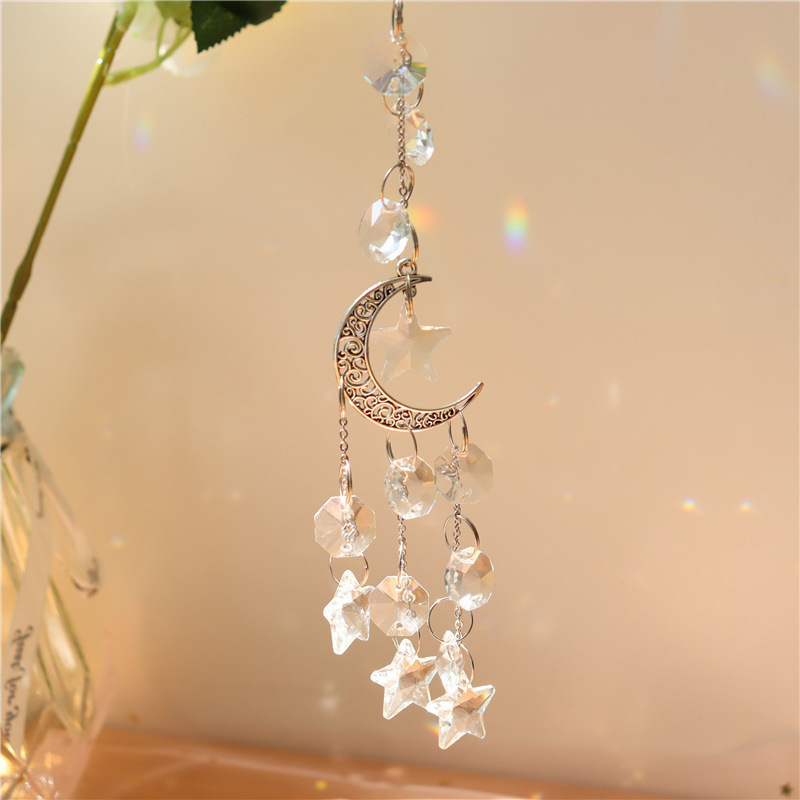 Suncatcher Rainbow Catcher Glass Crystal Light Wind Chimes Prism Catcher Window