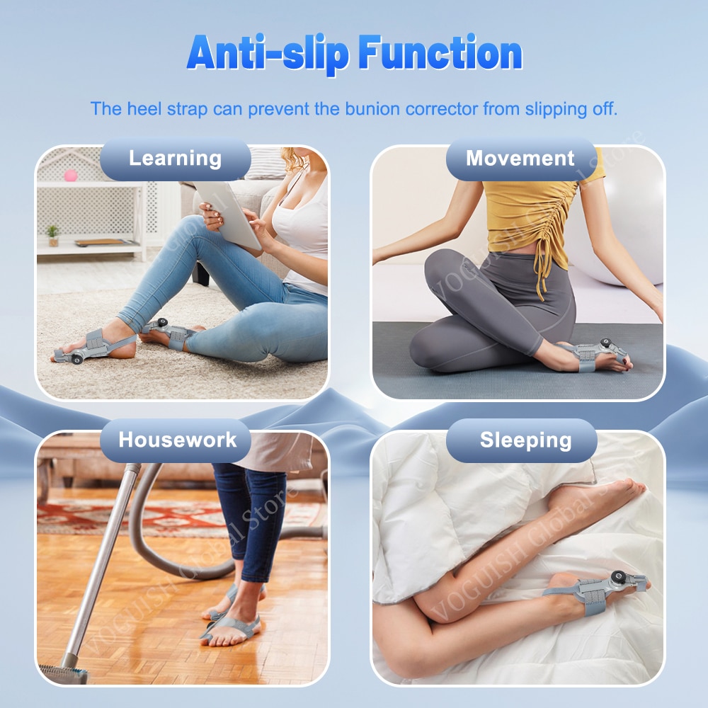 Bunion Splint Big Toe Straightener Corrector Foot Pain Relief Hallux Valgus Correction Orthopedic Supplies Pedicure Foot CareHats & Caps. 