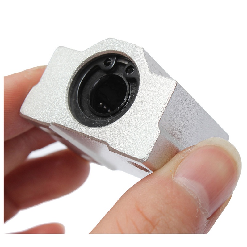 OYPFXMI SCS10UU 10mm Linear Motion Ball Bearing Slide Bushing Block Silver. 
