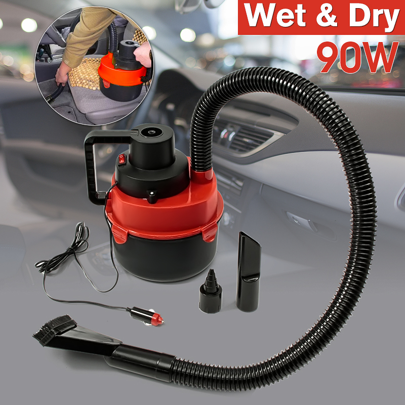 12V Portable Wet \u0026 Dry Mini Vacuum 