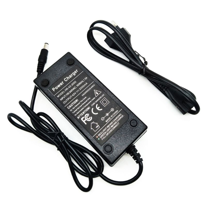 【wenfangdianpu】36V 42V 2A Charger Input Lithium Li-ion Charger 10S 36V Electric Bike. 