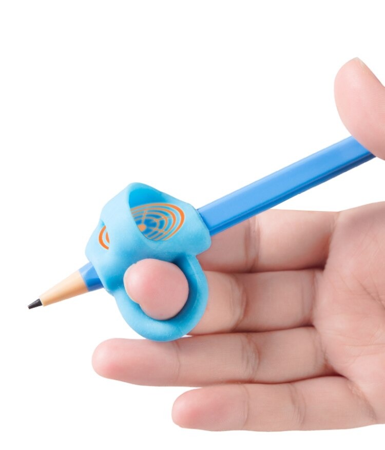 4pcs Children Writing Pencil Pan Holder Kids Learning Practise Silicone Pen Aid Grip Posture Correction Device for Students New. 