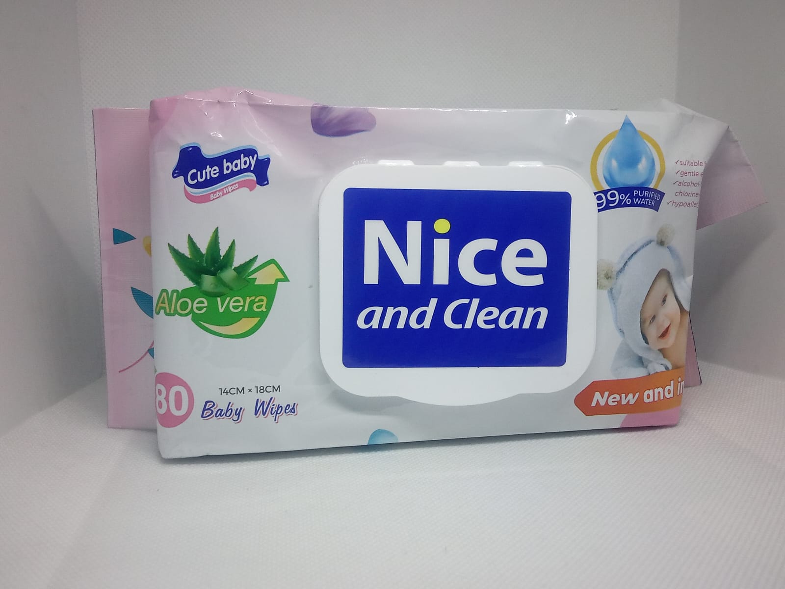 Nice Baby - Wipes - 80 Sheets - Mega Offer - New Stock - Long Date