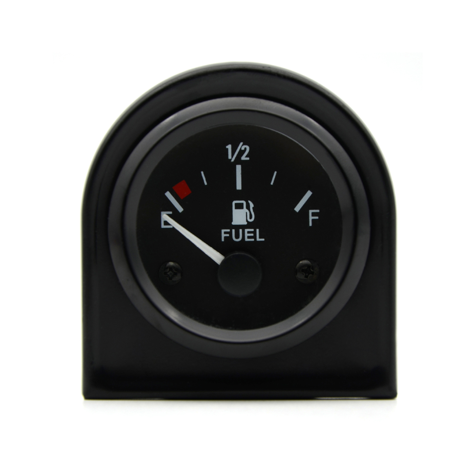 2'' 52mm Fuel Level Gauge, Pointer 12V Car Fuel Tank Meter with LED Backlight Rim Automotive Gauges. 