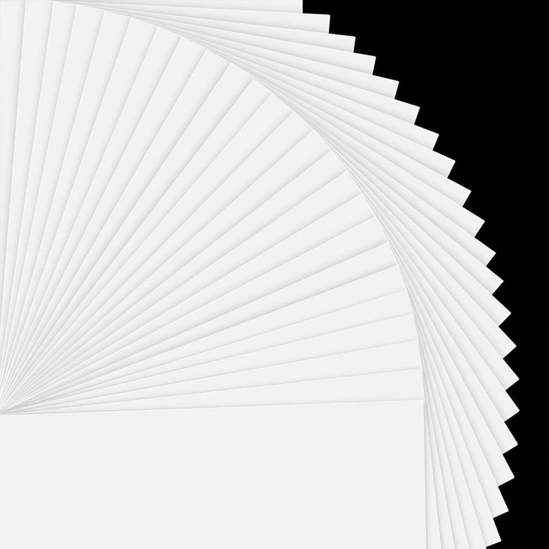 【TianYu Mall】Premium Printable Waterproof Vinyl Paper for Inkjet and Printer 30 Matte White Decal Paper. 