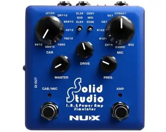 Nux Solid Studio Ir Loader Effects Pedal Cabinet Simulator