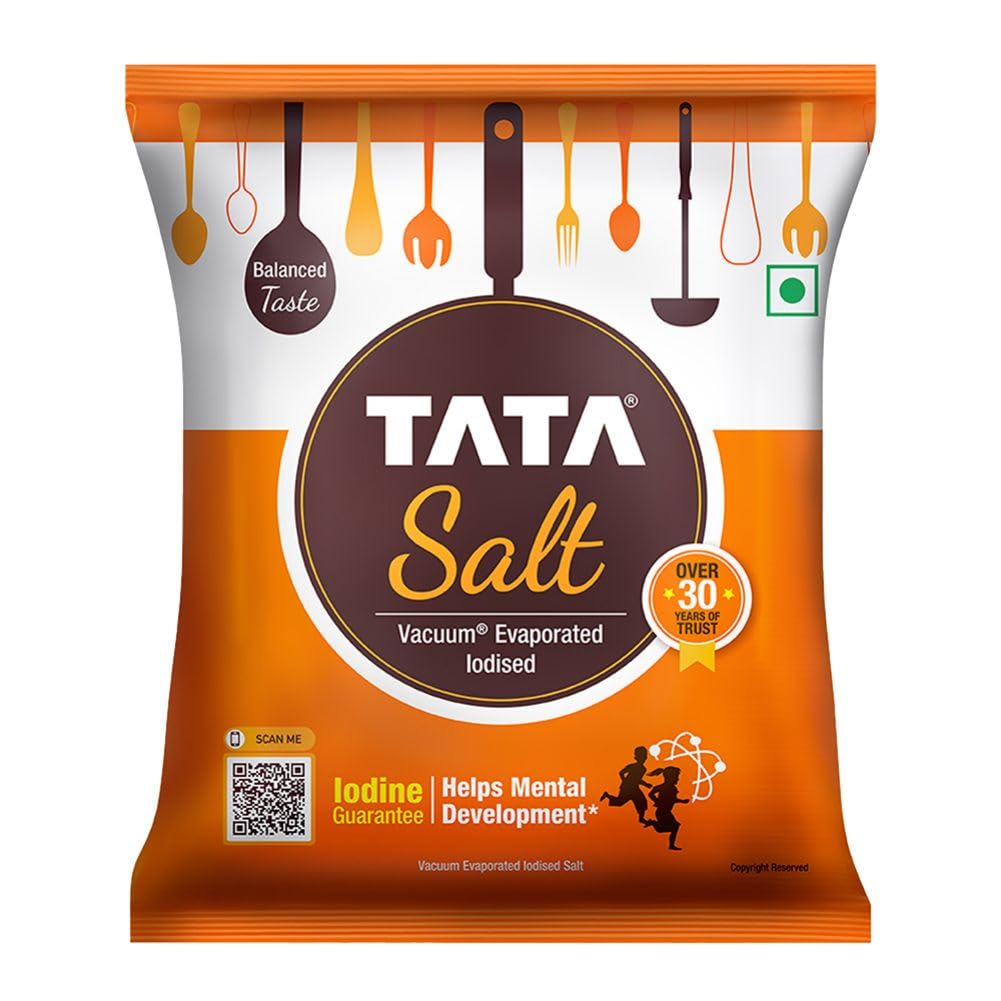 Tata Salt | Vacuum Evaporated Iodised Salt | 1 kg SAM