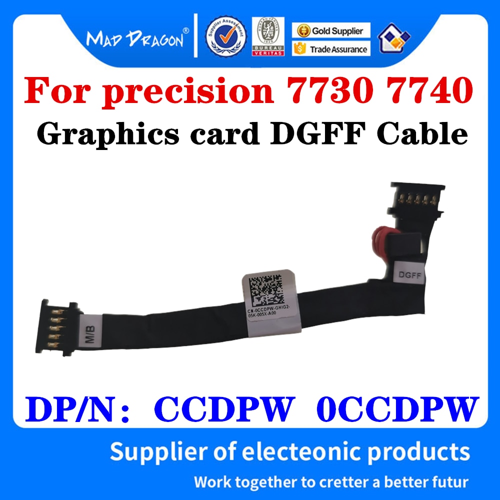 【Universal Car Parts Store】NEW Original Laptop card DGFF Cable Dell Precision 7730 7740 M7740 DAP20 DGFF Cable CCDPW 0CCDPW DC02002ZO00