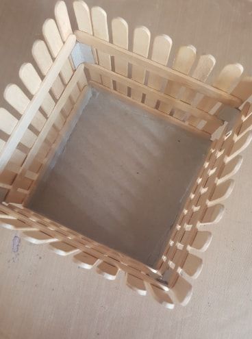 ice Cream sticks craft sticks popsicle sticks DIY crafts wooden sticks for kids 50 pcs pack. 