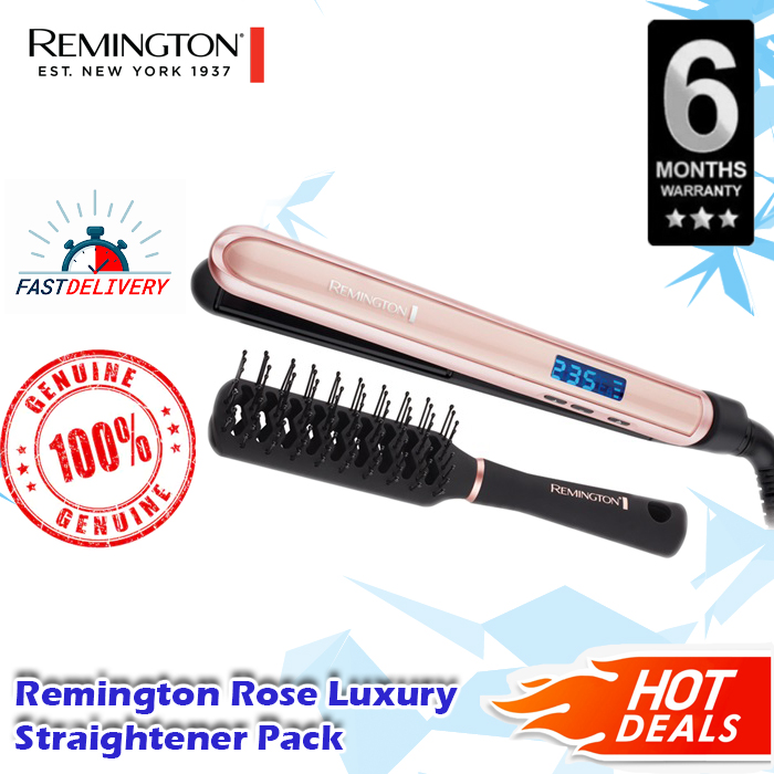 remington rose luxury hair straightener