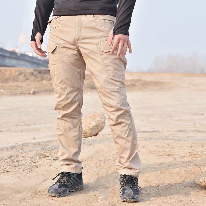 2019 Pants Cargo Pants Men Knee Pad 