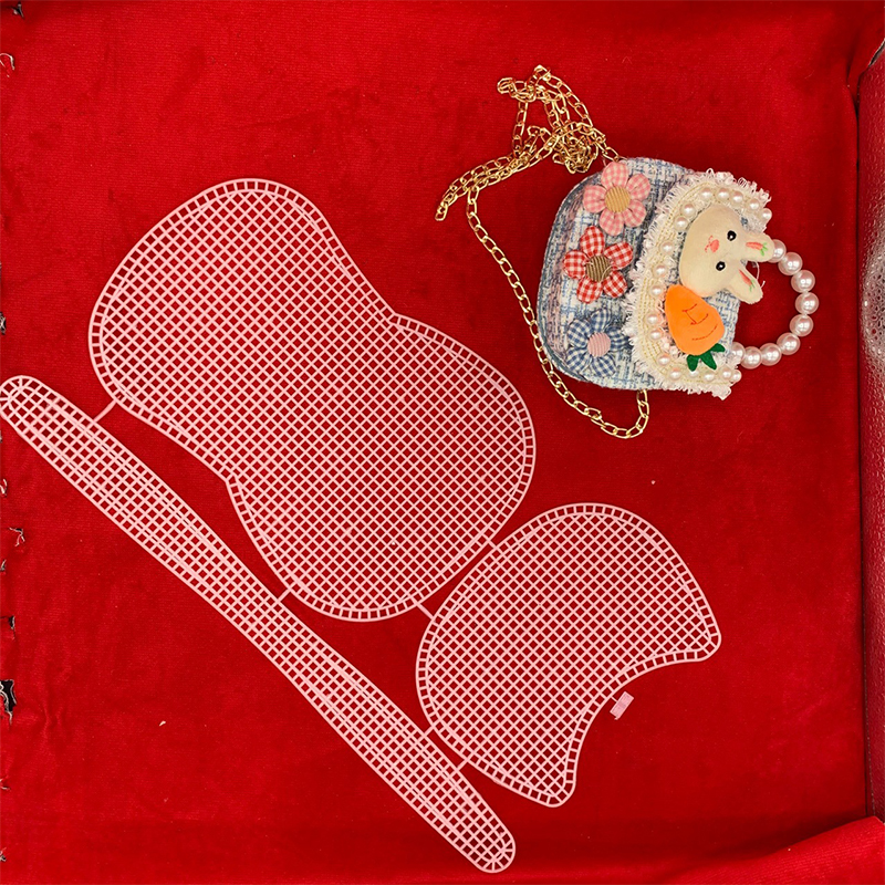 Horseshoe Bag Mesh Knitting Lining Weaving Plastic Mesh Sheet Accessories Velvet MKL. 