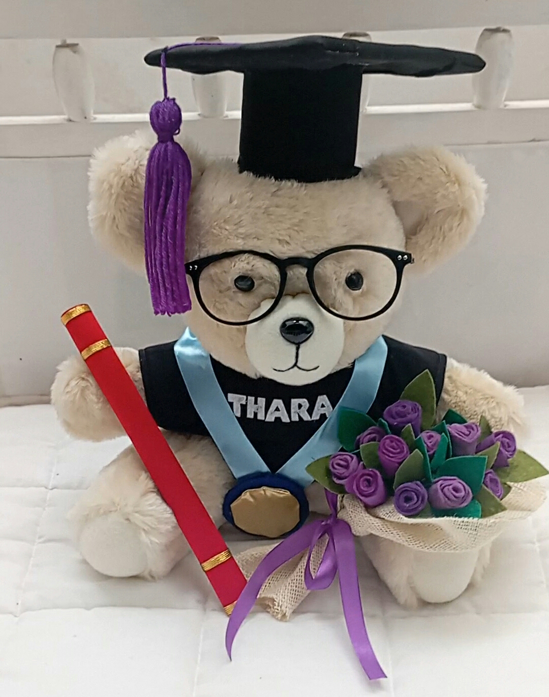 Graduation teddy bear/Personalized Graduation Teddy Bear