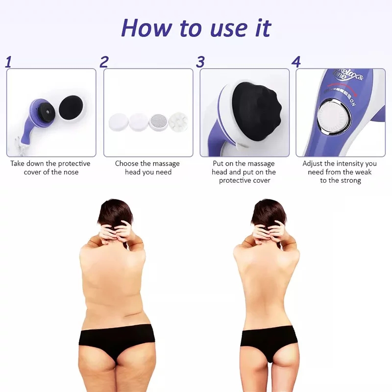 Relax Body Massager Electric Massager Electric Slimming Shaping Massager Relax Spin Tone Professional Body Sculptor Fat Burn Massager Relax & Spin Tone 360 Degree Full Body Massager full body massager. 